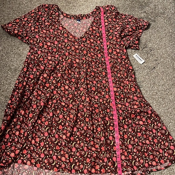 NWT, Fall Print Old Navy Dress - Picture 5 of 9